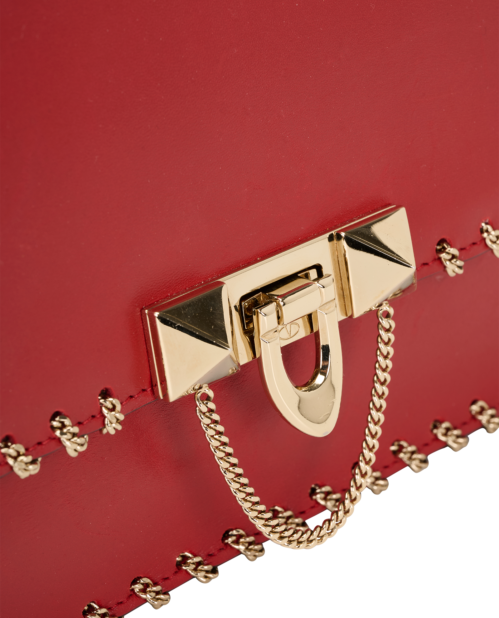 Small Demilune Shoulder Bag, &pound;375, Handbags, Red, Leather, Other view